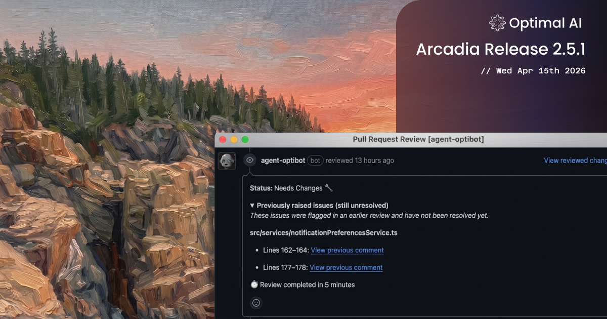 Arcadia 2.5.1: Smarter Code Reviews